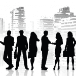 People-Interacting-Silhouette